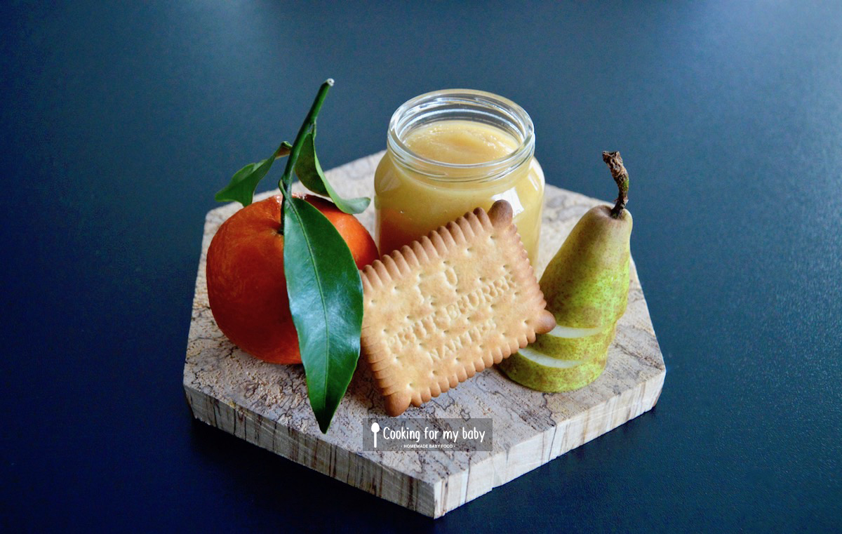 Coupelles: Compote de Fruits Bébé Pommes Poires Mandarines - Dès 8 mois