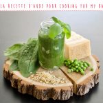 Recette de pâtes alphabet au pesto épinards et petits pois pour bébé (Dès 8 mois)