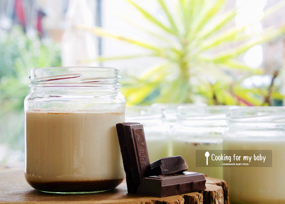 Recette de yaourt au chocolat pour bébé (Dès 6 mois) • Cooking for my baby