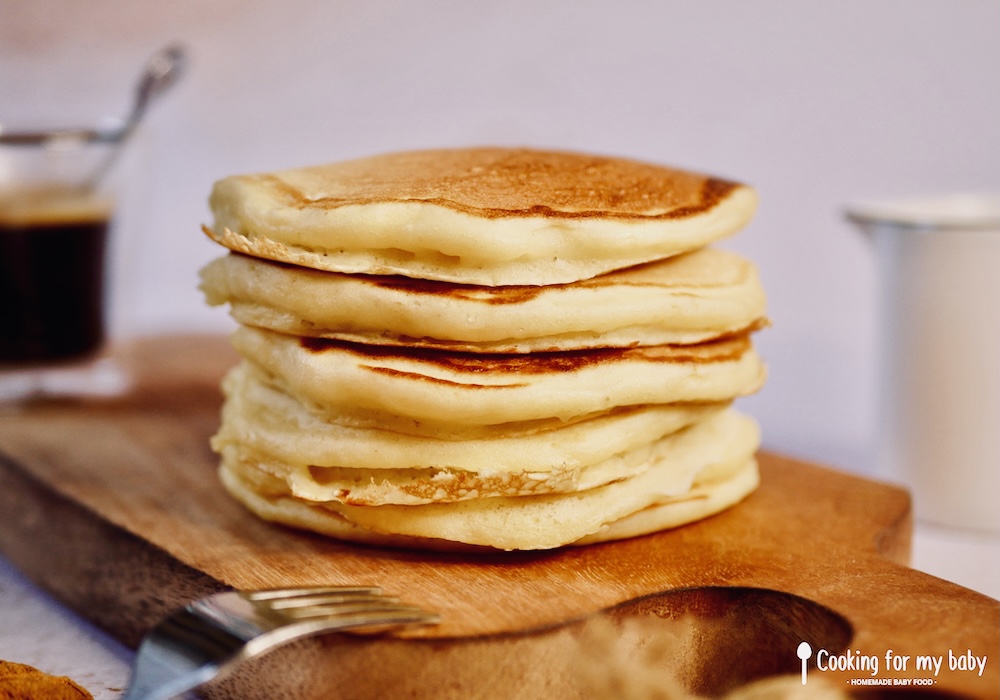 Recette De Pancakes Moelleux A Souhait Pour Bebe Et Toute La Famille Des 12 Mois Cooking For My Baby